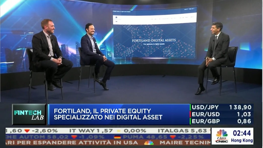 28-11-2022 CNBC: Fortiland, The Private Equity Firm Specializing In Digital Assets ENG Subtitles
